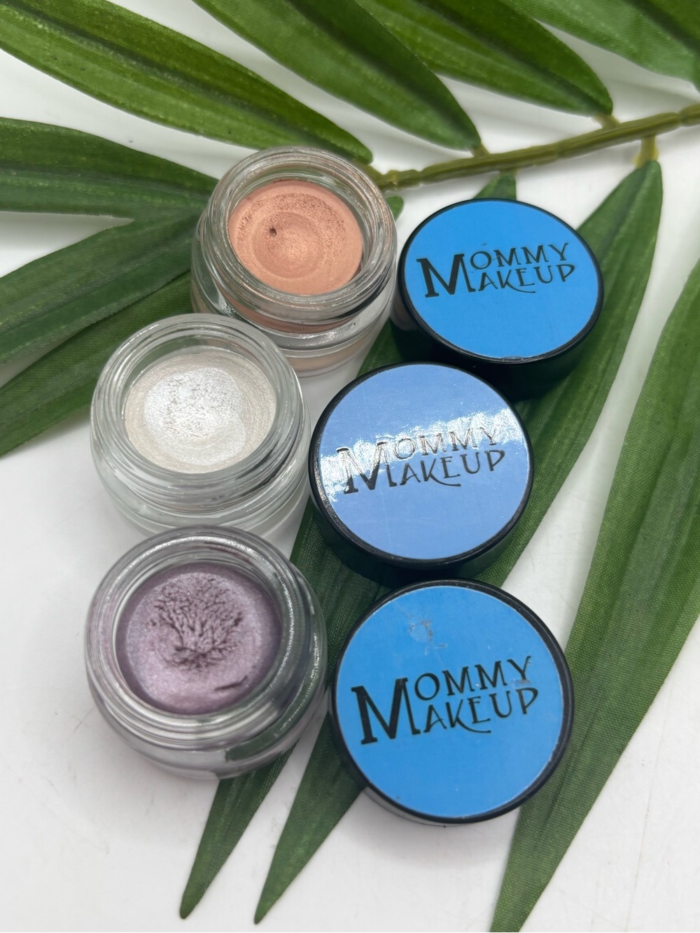 Mommy Makeup Lot Cameo Elsa Snowflake Anywear Crème Eye shadow Lips Cheeks
